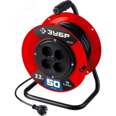Удлинитель на катушке ПВС-207, ПВС, 2 х 0.75 мм2, 50 м, 2200 Вт