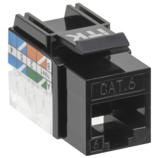 ITK Модуль Keystone Jack кат.6 UTP 110 IDC 90 град, чёрный