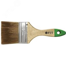 Кисть смесовая щетина ( натур.+искусств), дерев. Ручка 2,5 (63мм)