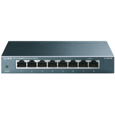 Коммутатор/ 8-port Desktop Gigabit Switch, 8 10/100/1000M RJ45 ports, metal case
