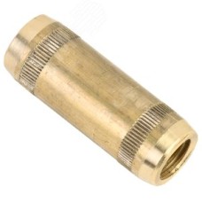 Муфта соединительная d 18 мм латунь