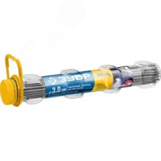 Электроды ЗОК-46 рутил-целлюлозный, d 3.0x350 мм, 1,5 кг в ПВХ тубе, Профессионал.