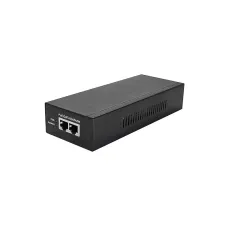 PoE-инжектор/ PoE-инжектор 90W Gigabit Ethernet на 1 порт. Соответствует стандартам PoE IEEE 802.3af/at/bt. Автоматическое определение PoE устройств. Мощность PoE на порт - до 90W. Вх. 1 x RJ45(10/100/1000 Base-T), вых. - 1 x RJ45(10/100/1000 Base-T, PoE,