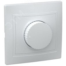 KVARTA Светорегулятор поворотный 400Вт ВСР10-1-0-КБ белый GENERICA