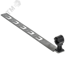 Держатель проводника круглого 8-10мм черепичная кровля с крючком с пластиковым фиксатором L=330мм TD IEK