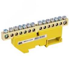Шина PE земля на DIN-изоляторах ШНИ-8х12-14-Д-Ж