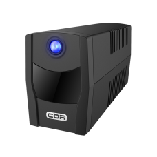 Башенный линейно-интерактивный ИБП/ ИБП CBR [QTM-650T-2F-LCUC] Line Interactive  650VA/360W 7Ah12V 2 x Shuko, HID-USB, RJ45/11