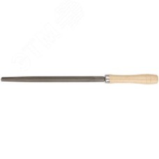 Напильник, деревянная ручка, трехгранный 200 мм