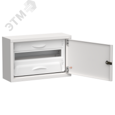 TITAN 5 Корпус металлический ЩРн-18 (1х18) 268х420х140мм IP31 белый (одна дверь) IEK