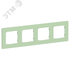FLITE CLASSIC Рамка 4-местная РУ-4-К-ФлФ фисташковый IEK