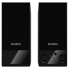 SVEN SPS-604, чёрный, акустическая система 2.0, мощность 2х2 Вт(RMS)
