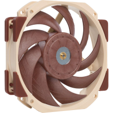 Кулер для корпуса/ Case Cooler Noctua NF-A12x25r PWM (120x120x25mm, 4-pin PWM, 60.1CFM, 22.6dBA, 2000RPM, Beige/Brown)