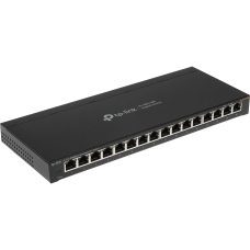Коммутатор/ 16-Port Gigabit Easy Smart Switch, 16 Gigabit RJ45 Ports, Desktop Steel Case, MTU/Port/Tag-based VLAN, QoS, IGMP Snooping, Web/Utility Management