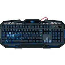 Defender Проводная игровая клавиатура Doom Keeper GK-100DL RU,3-х цветная,19 Anti-Ghost
