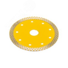 Диск алмазный отрезной сплошной, 125х22,2 мм, сухой/мокрый рез