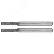 Мини-шарошки алмазные, d 2,3x10,0x3,2мм, длина 38мм, 2шт