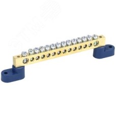 Шина N ноль на двух угловых изоляторах ШНИ-8х12-14-У2-С