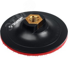 Тарелка опорная пластиковая d 100 мм, М14 для УШМ под АГШК на липучке, Профессионал