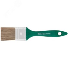 Кисть флейцевая, толщ. 11 мм, 70 ПЭT/30 натур. щетина, нерж.обжим, пласт.ручка, ширина  40 мм