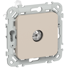 FLITE Розетка TV экранированная проходная тип M РТВм-1-1-2-ФлЛ льняной IEK