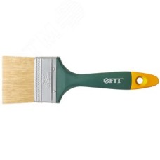 Кисть флейцевая ''Контур'', натур.светлая щетина, пластиковая ручка  1'' (25 мм)