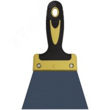 Шпатель фасадный ''Мастер'', пружинная колоризованная сталь, двухкомпонентная ручка, плоский 125 мм