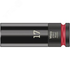 Головка торцевая ударная шестигранная 8790 C Wheel Impaktor DR 1/2 17X85 мм с пластиковой обоймой для защиты колёсного диска