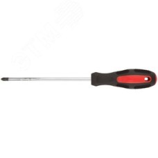 Отвертка ''Мастер'', CrV сталь, прорезиненная ручка 6х150 мм РН2