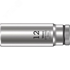 Головка торцевая шестигранная 8790 HMA Deep DR 1/4 глубокая 12X50 мм