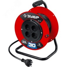 Удлинитель силовой на катушке ПВС-215, ПВС, 2 х 1.5 мм2, 30 м, 3500 Вт