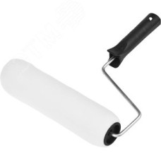 Валик малярный ''ПОРОЛОН'', 90 мм, d=44 мм, ручка d=6 мм, Стандарт