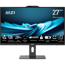 Моноблок/ MSI PRO AP272P 14M-628XRU   27"(1920x1080 IPS)/Intel Core i5 14400(2.5Ghz)/8192Mb/512PCISSDGb/noDVD/Int:Intel UHD Graphics 730/Cam/BT/WiFi/-/war 1y/4.63kg/Black/noOS + Wireless KB+M