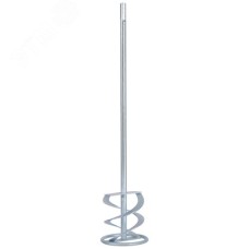 Миксер для строительных смесей оцинкованный Профи, хвостовик SDS-PLUS 80х400 мм