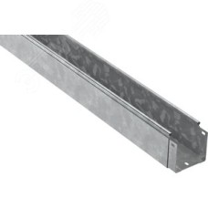 Лоток неперфорированный 100х100х3000мм горячеоцинкованный