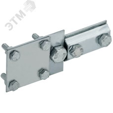 Зажим соединительный контрольный пруток 6-8 мм-полоса 40 мм оцинкованная сталь HDZ