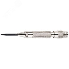 Кернер автоматический, наконечник 4.0 мм, корпус 14 мм, с регулировкой силы удара 60 - 130 Н, 125 мм