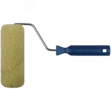 Валик полиакриловый нитяной, диаметр 40/76 мм, ворс 18 мм, бюгель 6 мм, зеленый, 150 мм