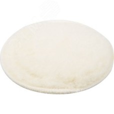 Насадка полировальная из искусственного меха на липучке, 125мм