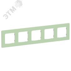 FLITE CLASSIC Рамка 5-местная РУ-5-К-ФлФ фисташковый IEK