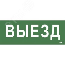 Этикетка самоклеящаяся 240х90 мм ''Выезд''