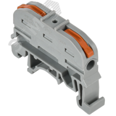 Строительно-монтажная клемма СМК 222-4111D проходная на DIN-рейку (4шт/упак) IEK