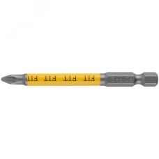 Биты кованые сталь S2 односторонние 75 мм PH2 Профи 2 шт блистер