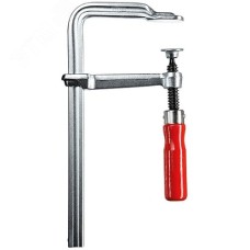 Струбцина classiX цельнометаллическая 160/80, усилие: 5 кН, c деревянной рукояткой