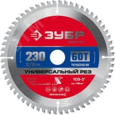 Диск пильный по алюминию Универсальный рез 230X32/30мм 60Т