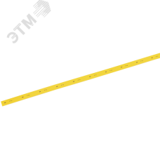 Трубка термоусаживаемая ТТУ 1/0.5 желтая (1м)