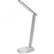 Светильник LIGHTING светодиодный настольный 2028 5Вт на подставке USB-выход диммер серебро