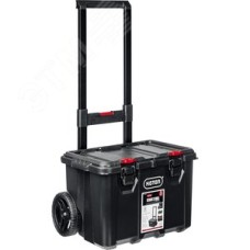 Ящик-тележка пластиковый на колесах STACKNROLL, 525x411x560 мм, (21'')