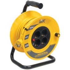 Удлинитель силовой 4 розетки шнур 20м ПВС 3x1 УК20 с термозащитой