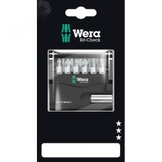 Набор бит с битодержателем Bit-Check 12 Metal 1 SB для работ по металлу 12 предметов с держателем-еврослот для подвеса комплектация: 1x 899/4/1 Универсальный держатель 1/4X50 мм 2x 851/1 Z Насадки: PH 1x25 PH 2x25 2x 855/1 Z Насадки: PZ 1x25 PZ 2x25 4x 86