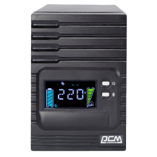 Источник бесперебойного питания Powercom Smart King Pro+ SPT-1000 LCD 800Вт 1000ВА черный/ UPS Powercom Smart King Pro+ SPT-1000 LCD 800W 1000Va black